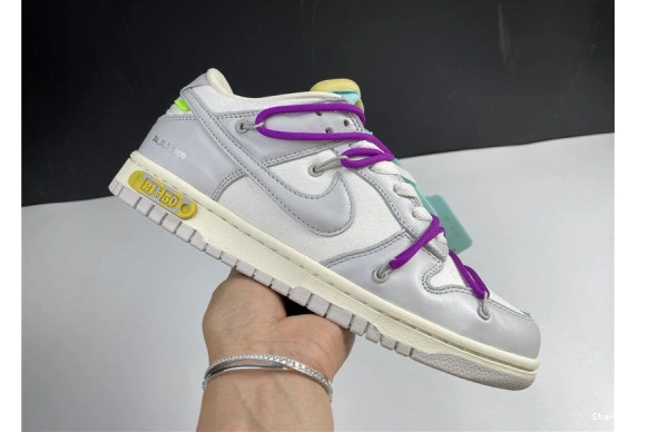 21 Low Nike O-W Dunk DM1602-100 Lot 0811